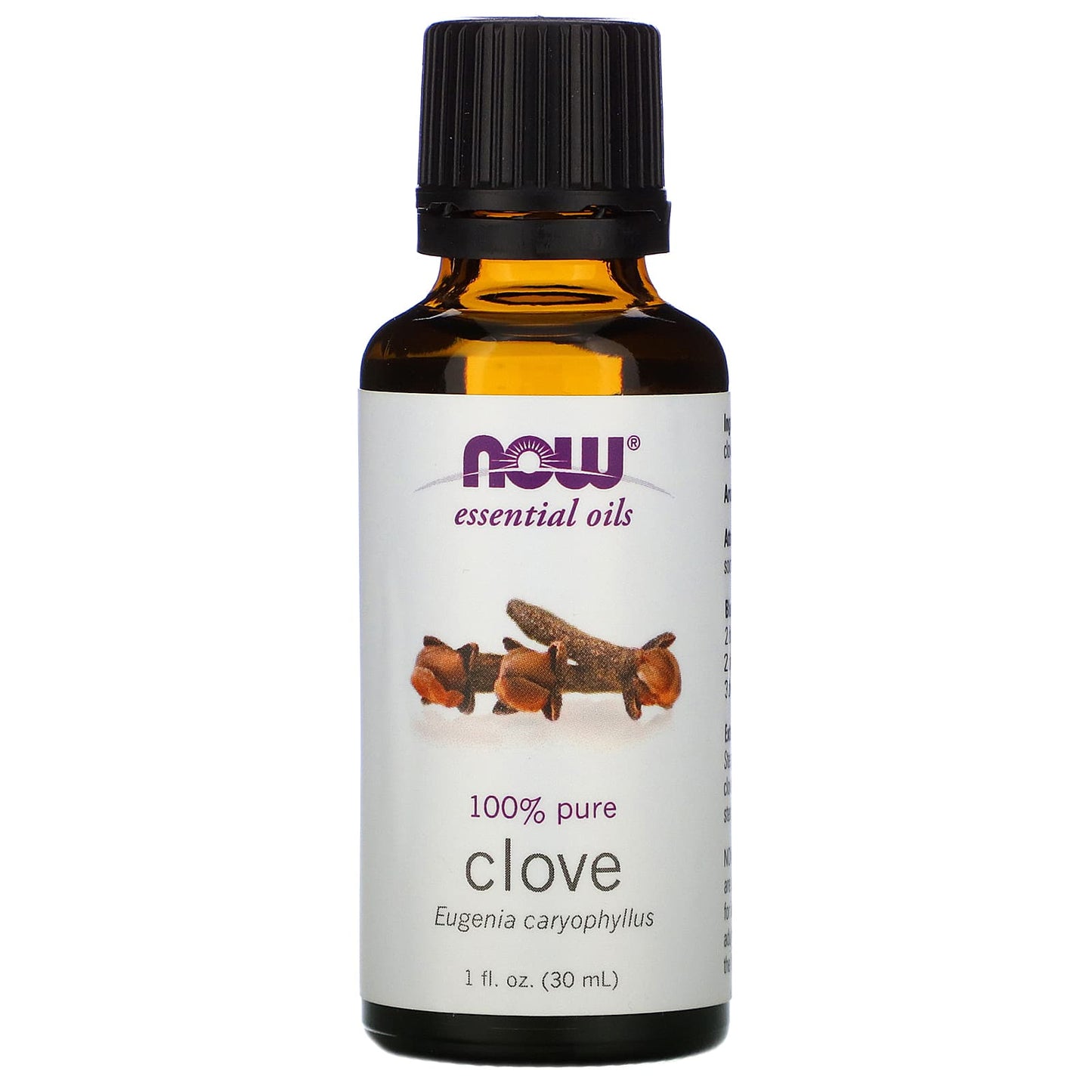 Now Foods, Essential Oils, Clove, 1 fl oz (30 ml) UPC 733739075406 | HiLife Vitamins