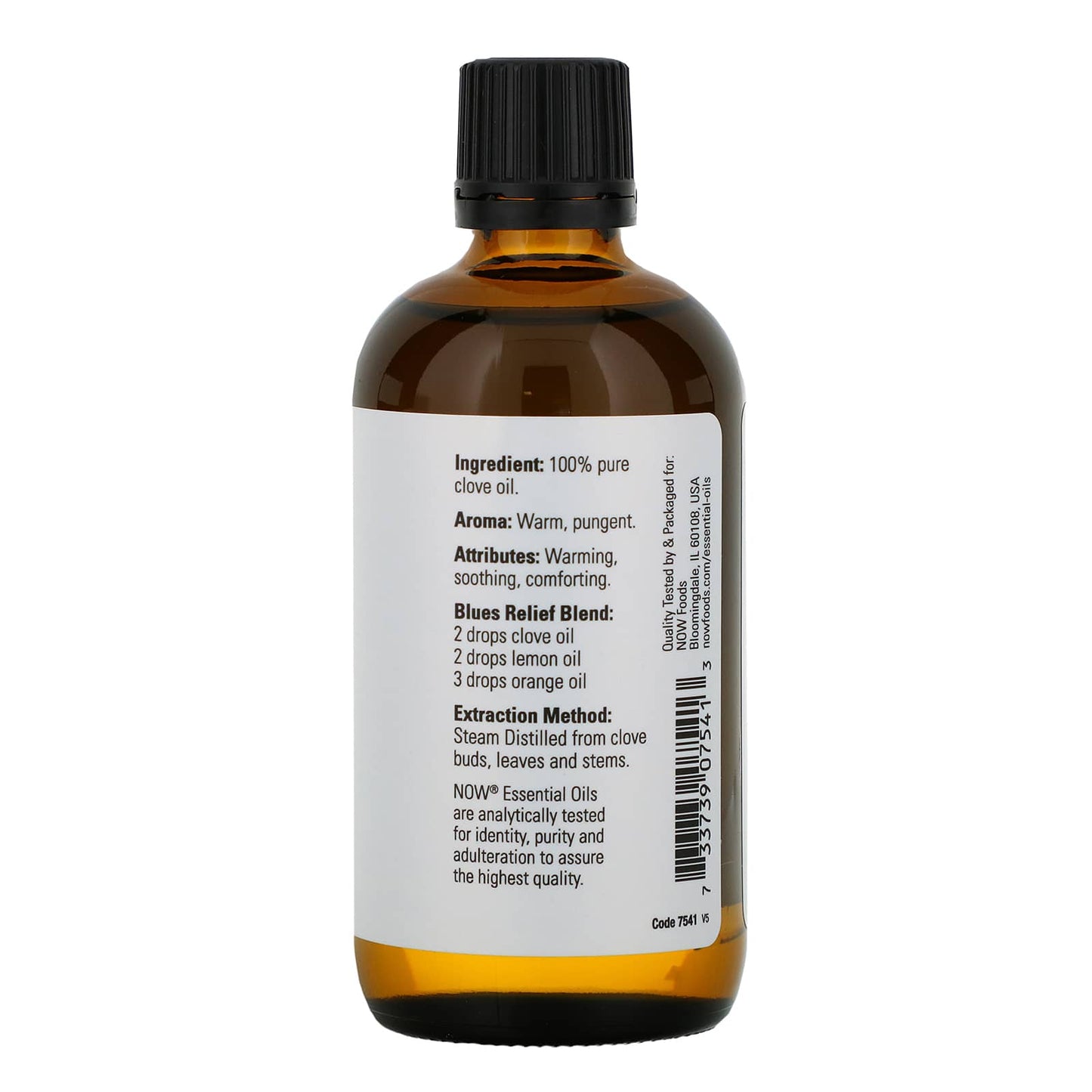 Now Foods, Clove Oil, 4 OZ oil UPC 733739075413 | HiLife Vitamins