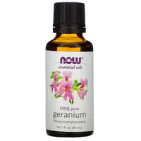 Now Foods, Geranium Oil Egyptian, 1 Fl. Oz UPC 733739075529 | HiLife Vitamins