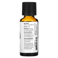 Now Foods, Lavender Oil, 1 Fl Oz UPC 733739075604 | HiLife Vitamins