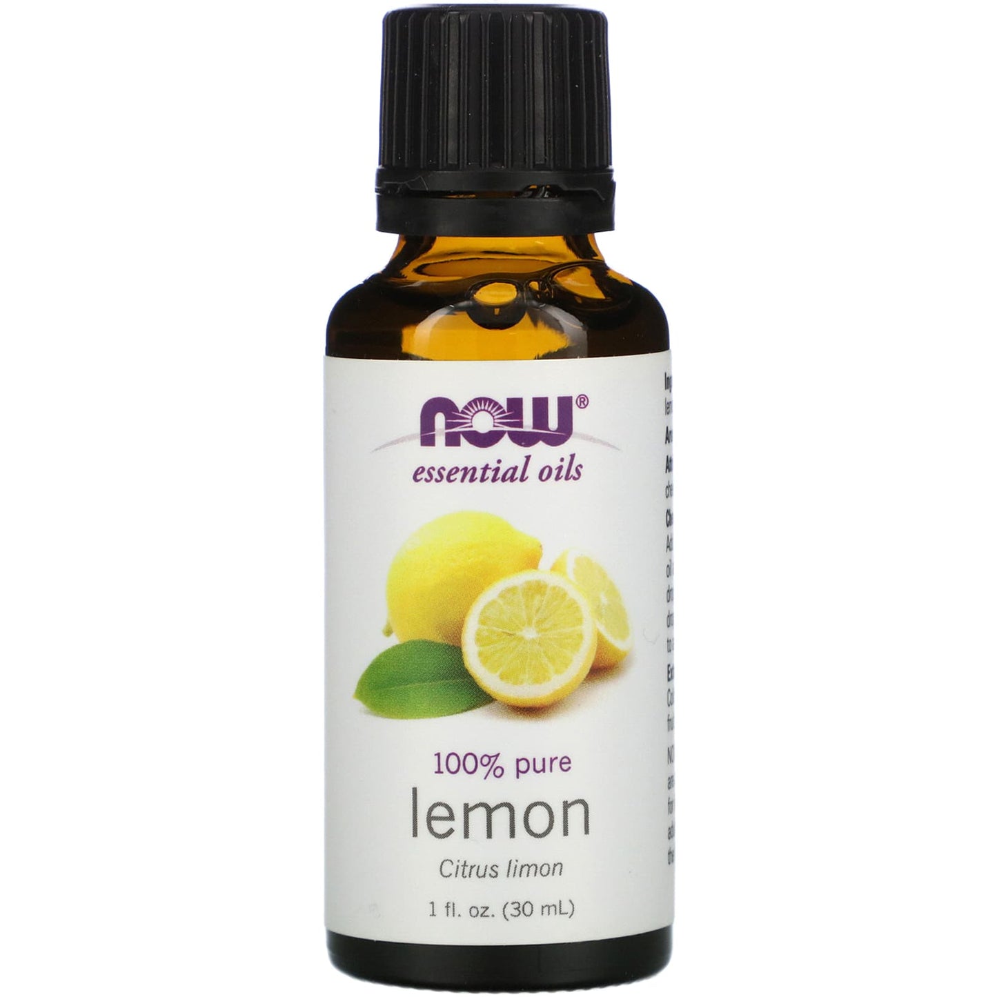 Now Foods, Essential Oils, Lemon, 1 fl oz (30 ml) UPC 733739075659 | HiLife Vitamins