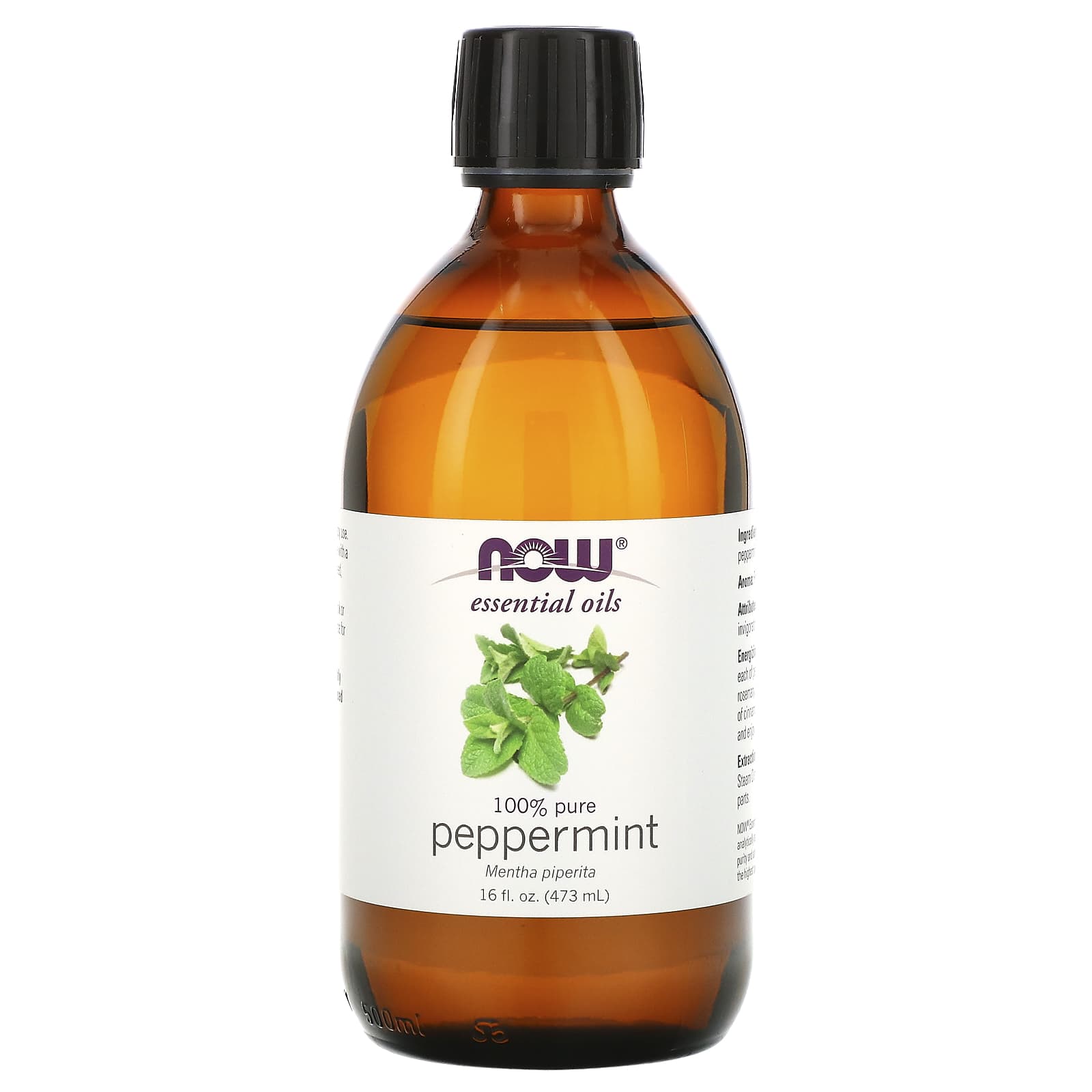 Now Foods, Peppermint Oil, 16 OZ oil UPC 733739075918 | HiLife Vitamins
