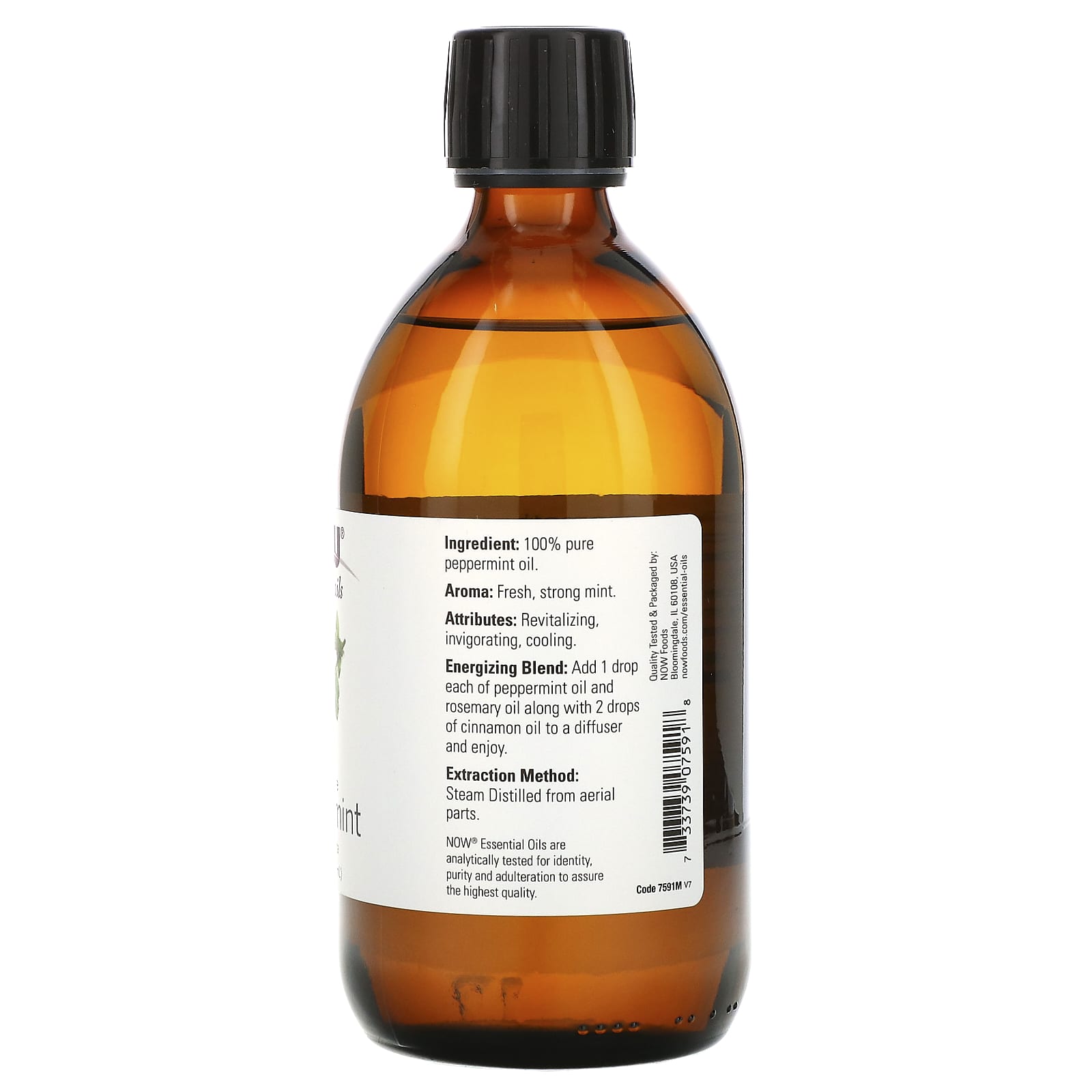 Now Foods, Peppermint Oil, 16 OZ oil UPC 733739075918 | HiLife Vitamins