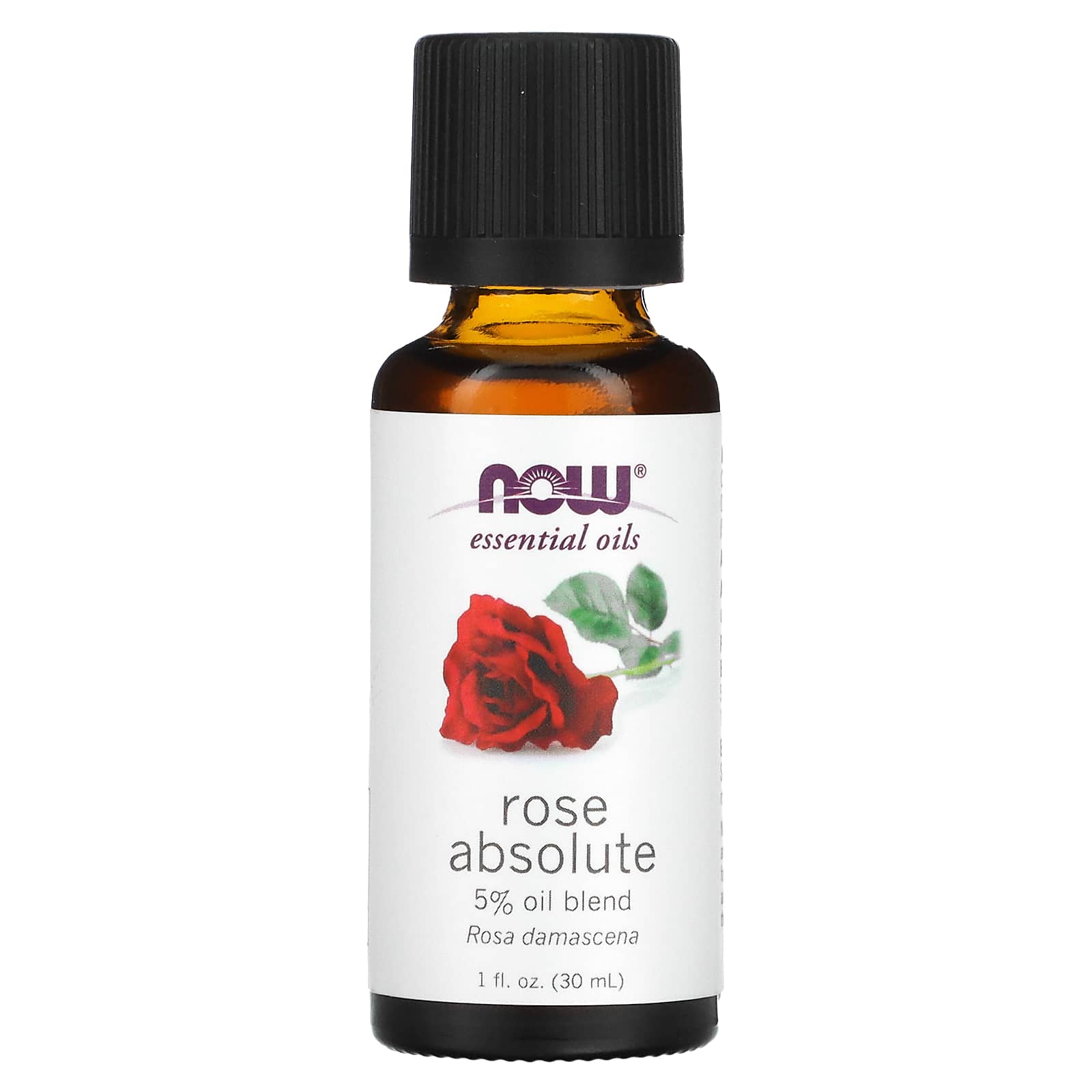 Now Foods, Rose Absolute 5% Oil, 1 Fl. Oz UPC 733739075970 | HiLife Vitamins