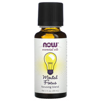 Now Foods, Mental Focus/Focusing Oil Blend, 1 Fl. Oz UPC 733739076069 | HiLife Vitamins