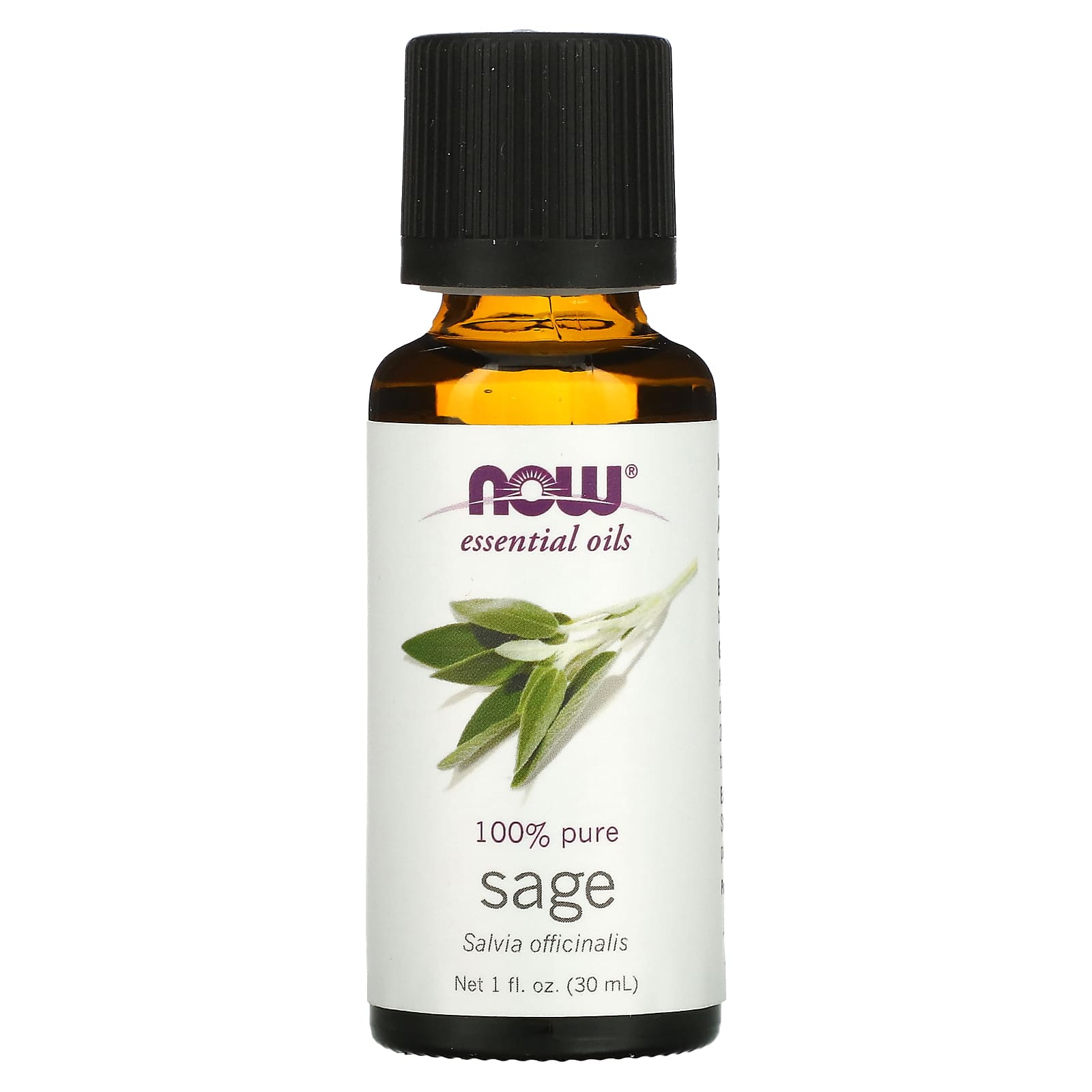 Now Foods, Sage Oil, 1 Fl. Oz UPC 733739076106 | HiLife Vitamins