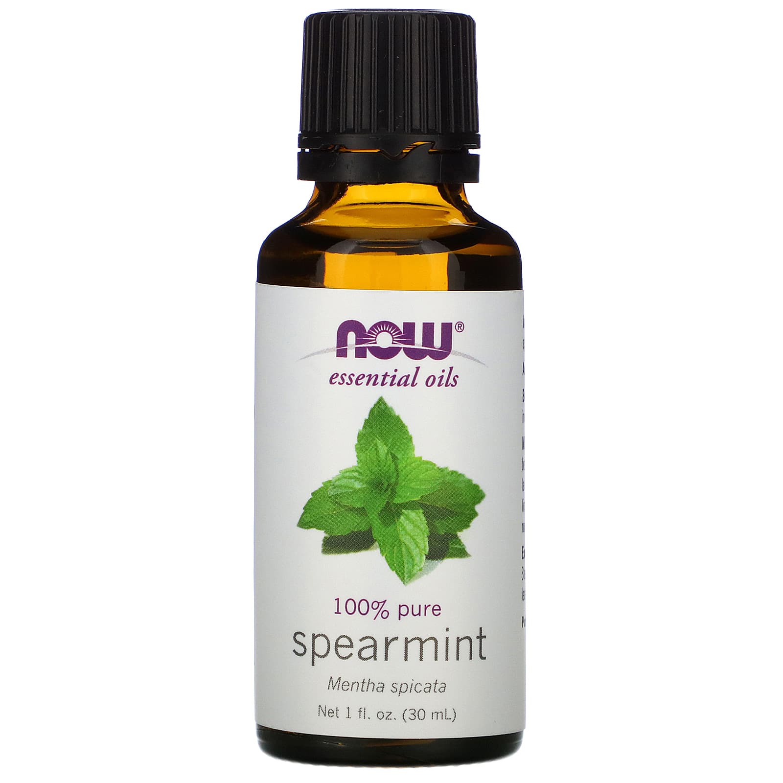Now Foods, Spearmint Oil, 1 FL Oz UPC 733739076205 | HiLife Vitamins