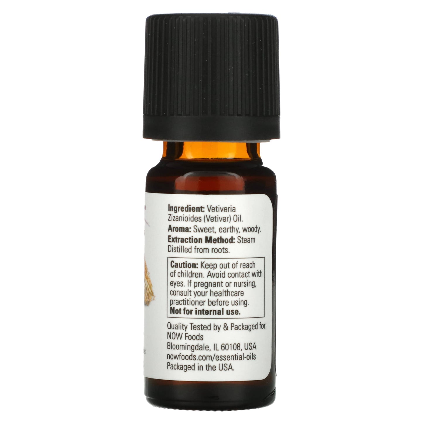 Now Foods, VETIVER OIL, 10 ML UPC 733739076366 | HiLife Vitamins