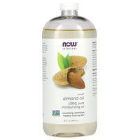 Now Foods, ALMOND OIL, 32 OZ UPC 733739076458 | HiLife Vitamins