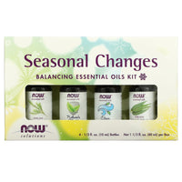 Now Foods, Seasonal Changes Essential Oil Kit, EO oil UPC 733739076564 | HiLife Vitamins