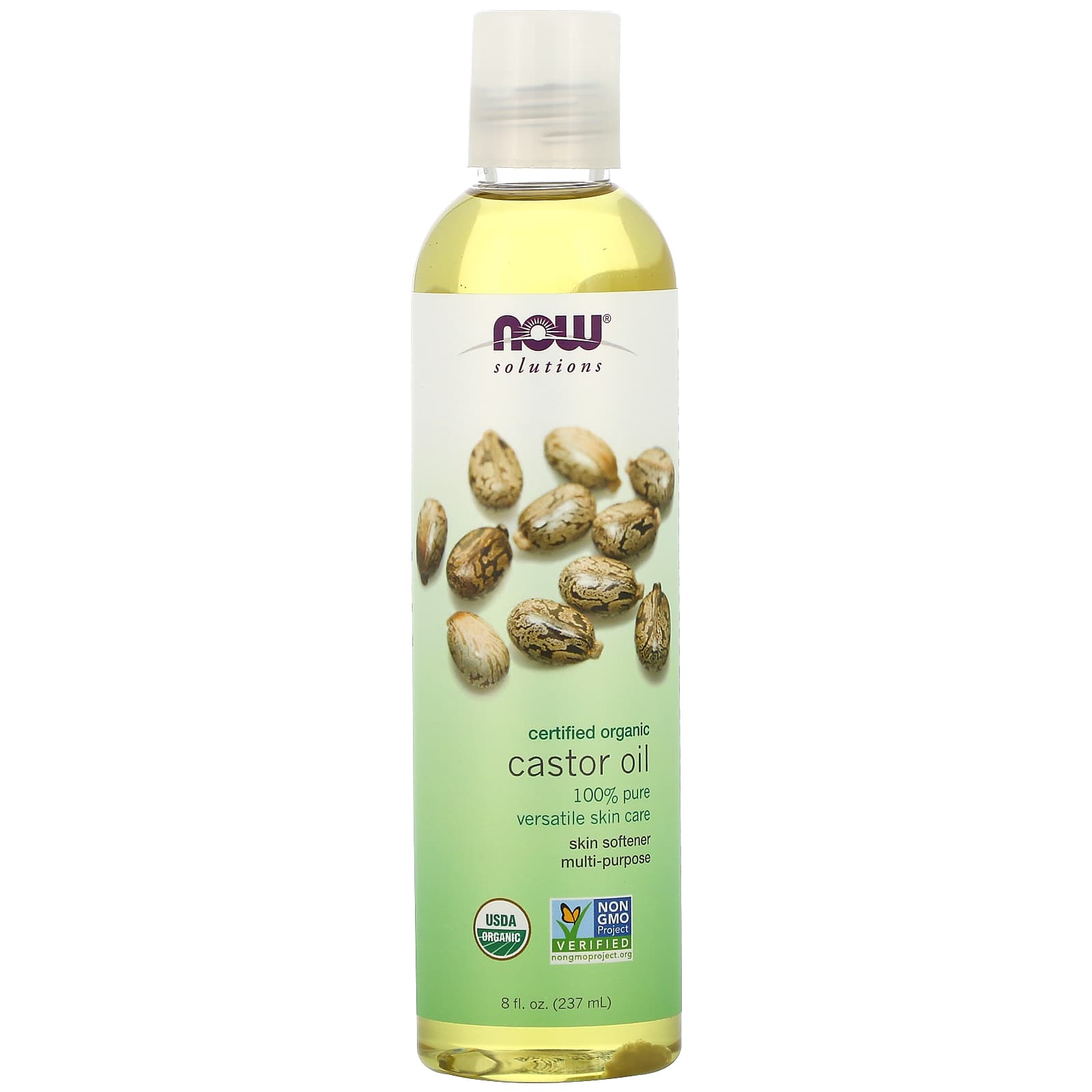 Now Foods, ORGANIC CASTOR OIL, 8 Oz UPC 733739076571 | HiLife Vitamins
