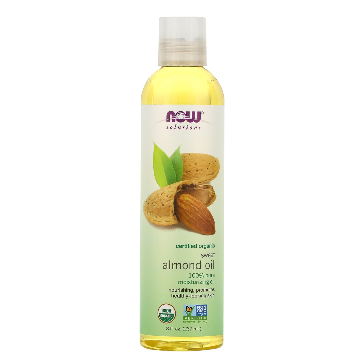 Now Foods, Organic Almond Oil, 8 OZ oil UPC 733739076588 | HiLife Vitamins