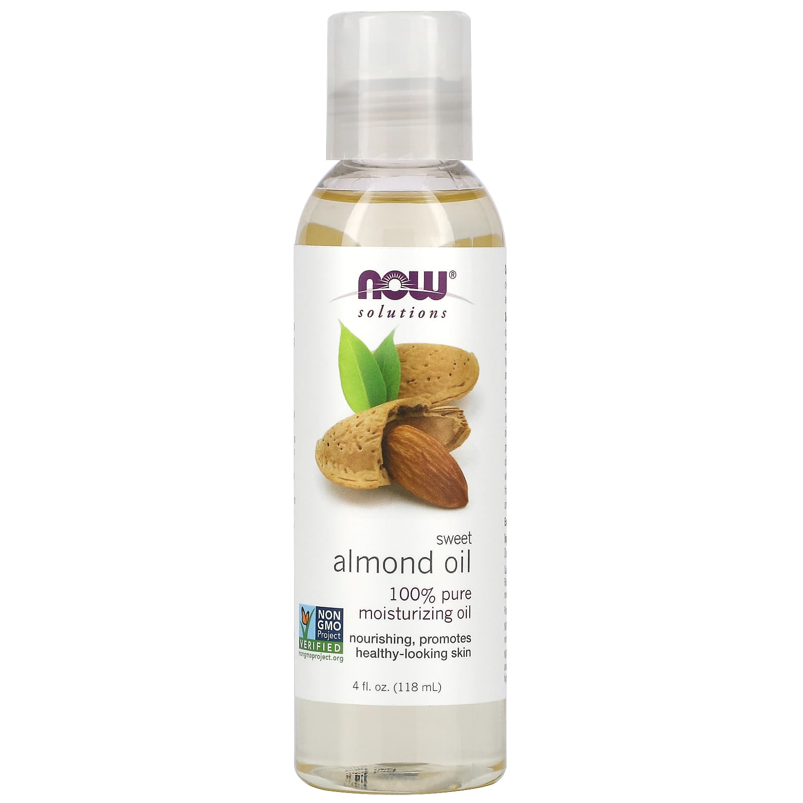 Now Foods, Almond Oil Sweet, 4 OZ oil UPC 733739076601 | HiLife Vitamins