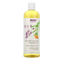 Now Foods, Almond Lavender Massage Oil, FL OZ oil UPC 733739076632 | HiLife Vitamins