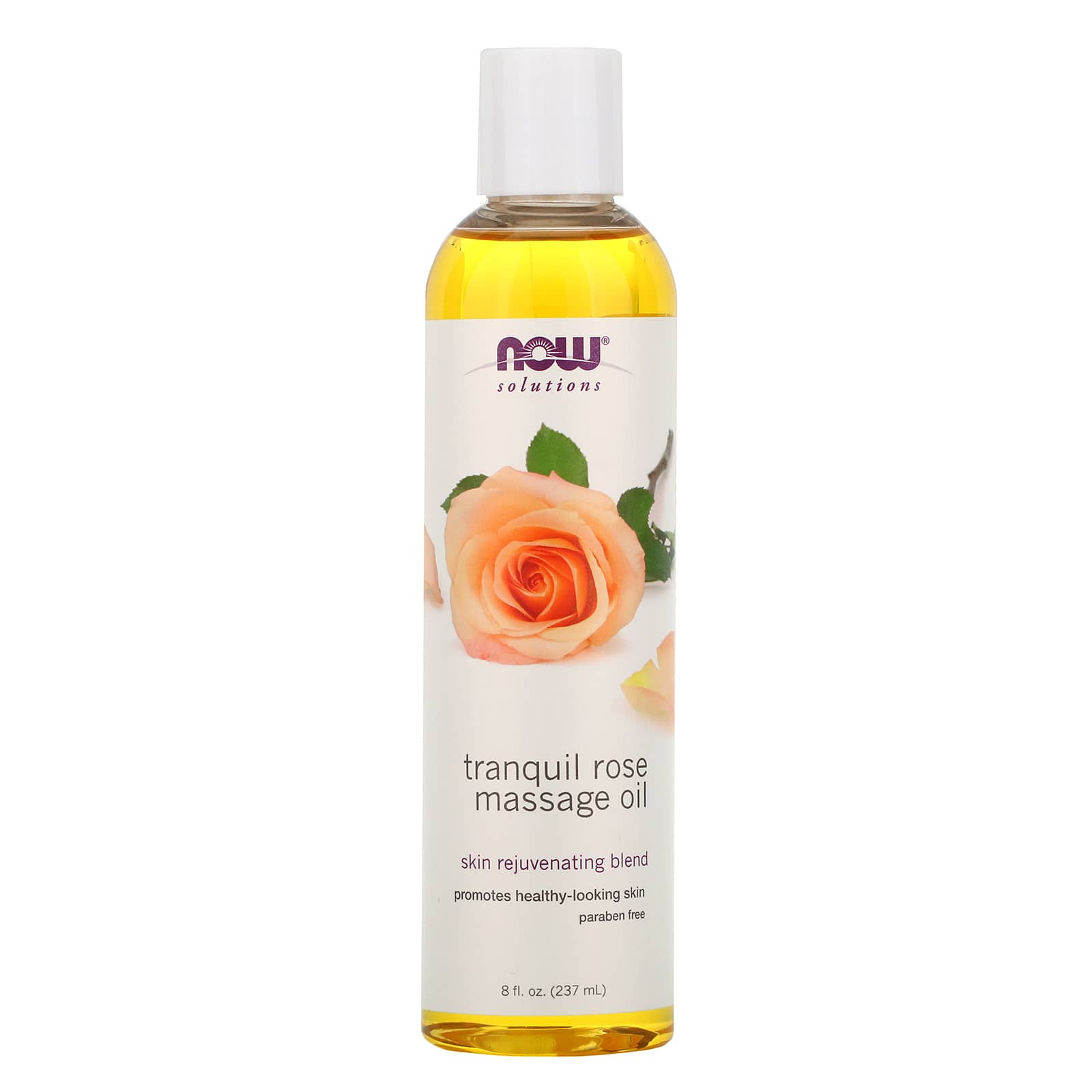 Now Foods, Rose Massage Oil, 8 OZ oil UPC 733739076694 | HiLife Vitamins