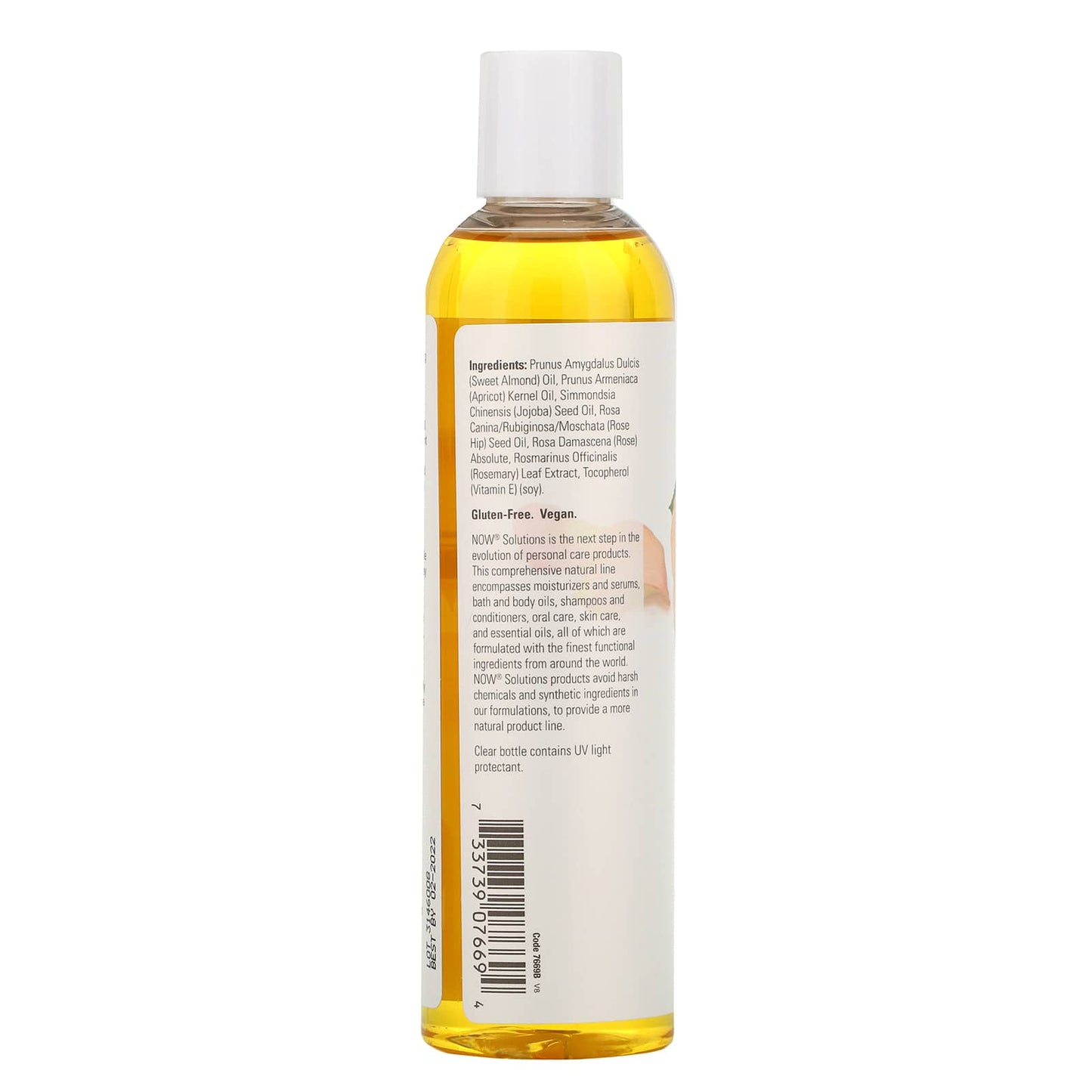 Now Foods, Rose Massage Oil, 8 OZ oil UPC 733739076694 | HiLife Vitamins