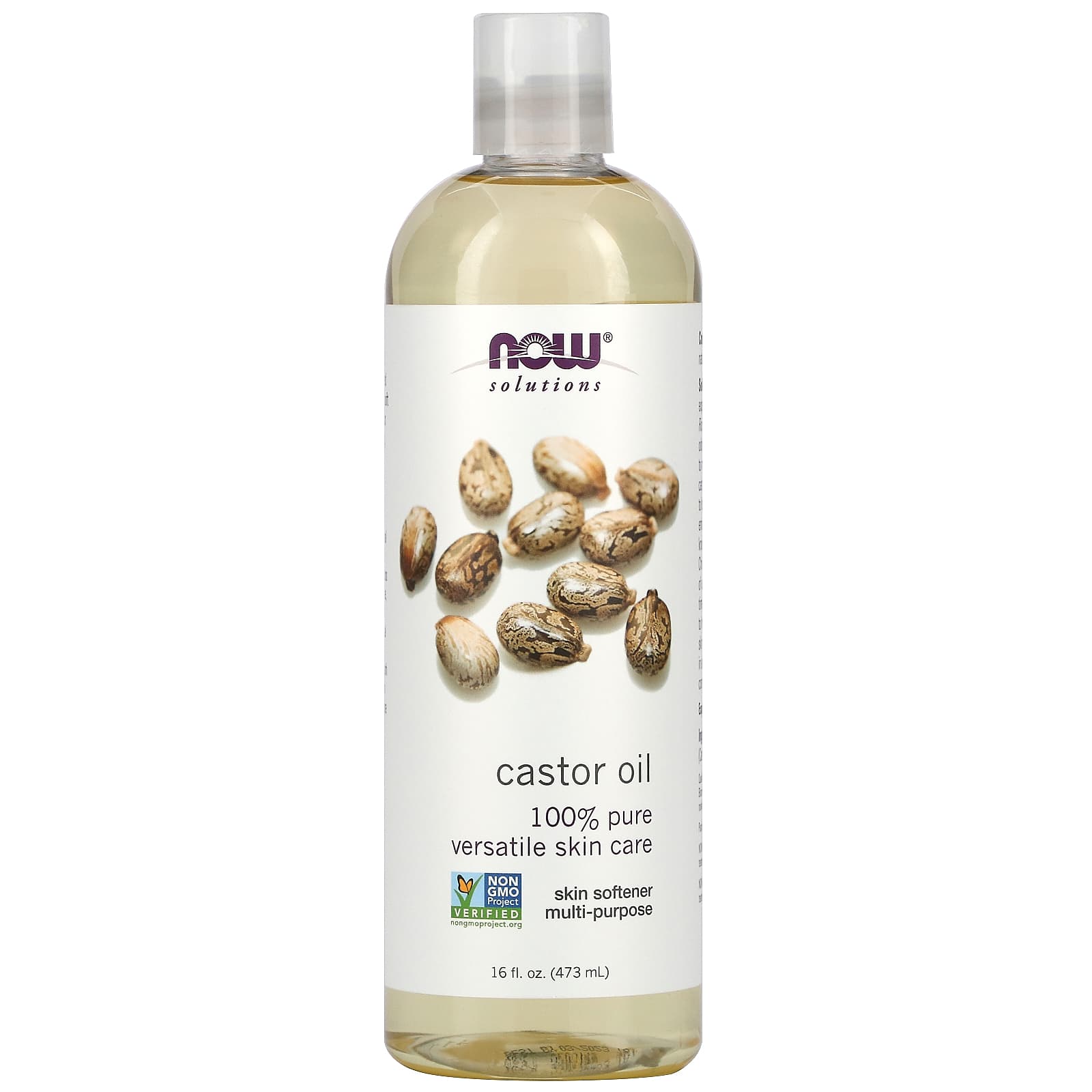 Now Foods, Castor Oil, 16 OZ oil UPC 733739076755 | HiLife Vitamins