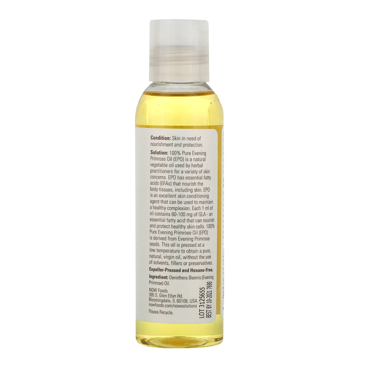 Now Foods, Evening Prim Oil, 4 OZ oil UPC 733739076908 | HiLife Vitamins