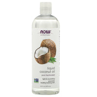 Now Foods, Liquid Coconut Oil Fractionated, 16 OZ oil UPC 733739077035 | HiLife Vitamins