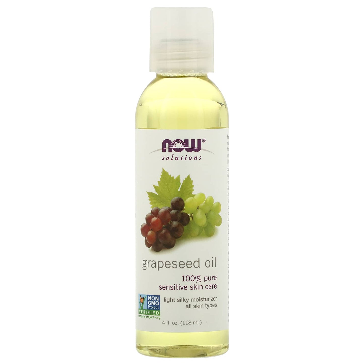 Now Foods, Grape Seed, 4 Oz Oil UPC 733739077059 | HiLife Vitamins