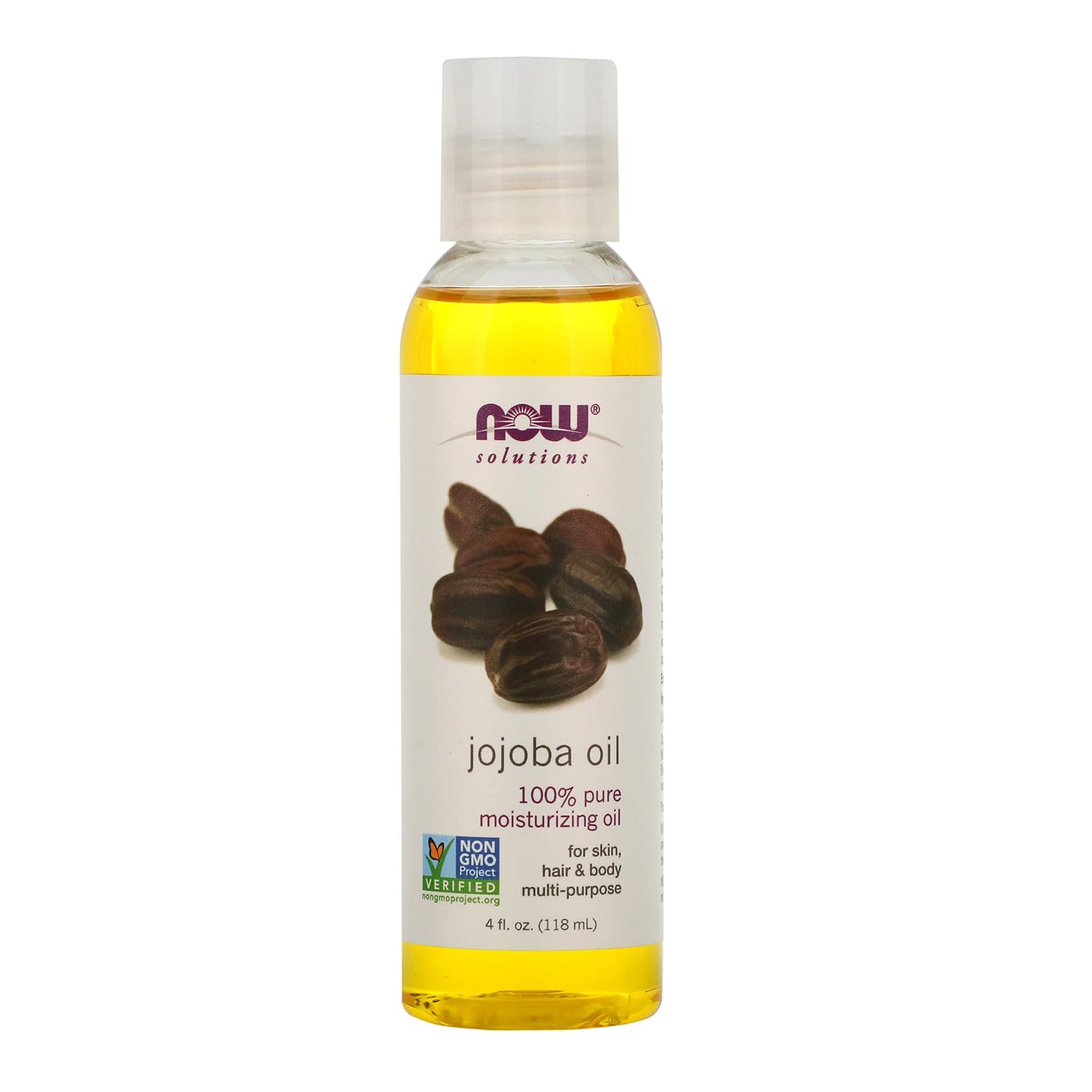 Now Foods, Jojoba Moisturizing Oil, 4 OZ oil UPC 733739077172 | HiLife Vitamins
