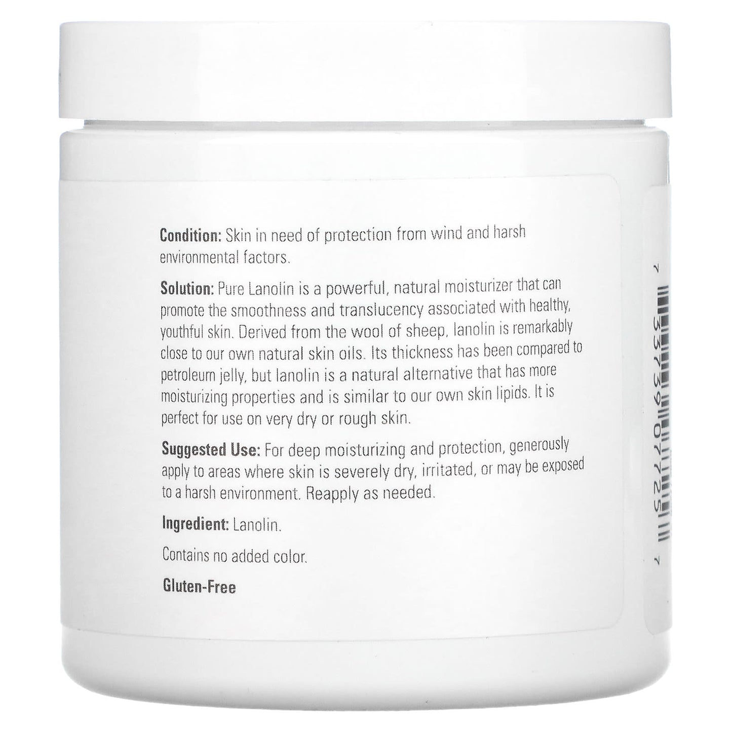 Now Foods, Pure Lanolin, 7 oz UPC 733739077257 | HiLife Vitamins