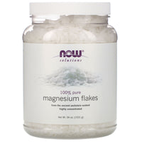 Now Foods, Magnesium Flakes, 54 OZ OZ UPC 733739077387 | HiLife Vitamins