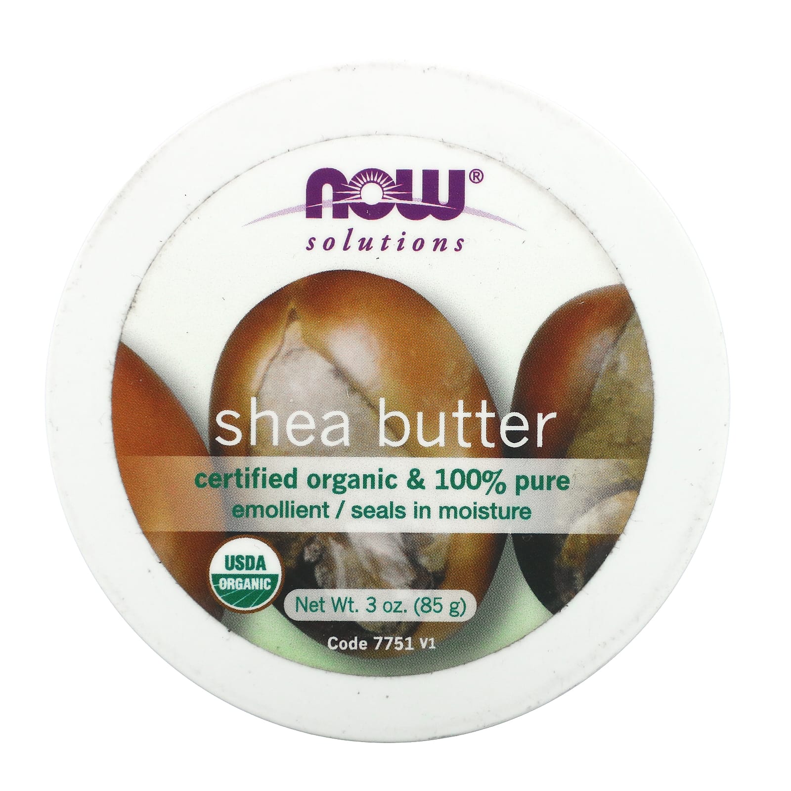 Now Foods, SHEA BUTTER ORGANIC TRAVEL SIZE, 3 OZ UPC 733739077516 | HiLife Vitamins