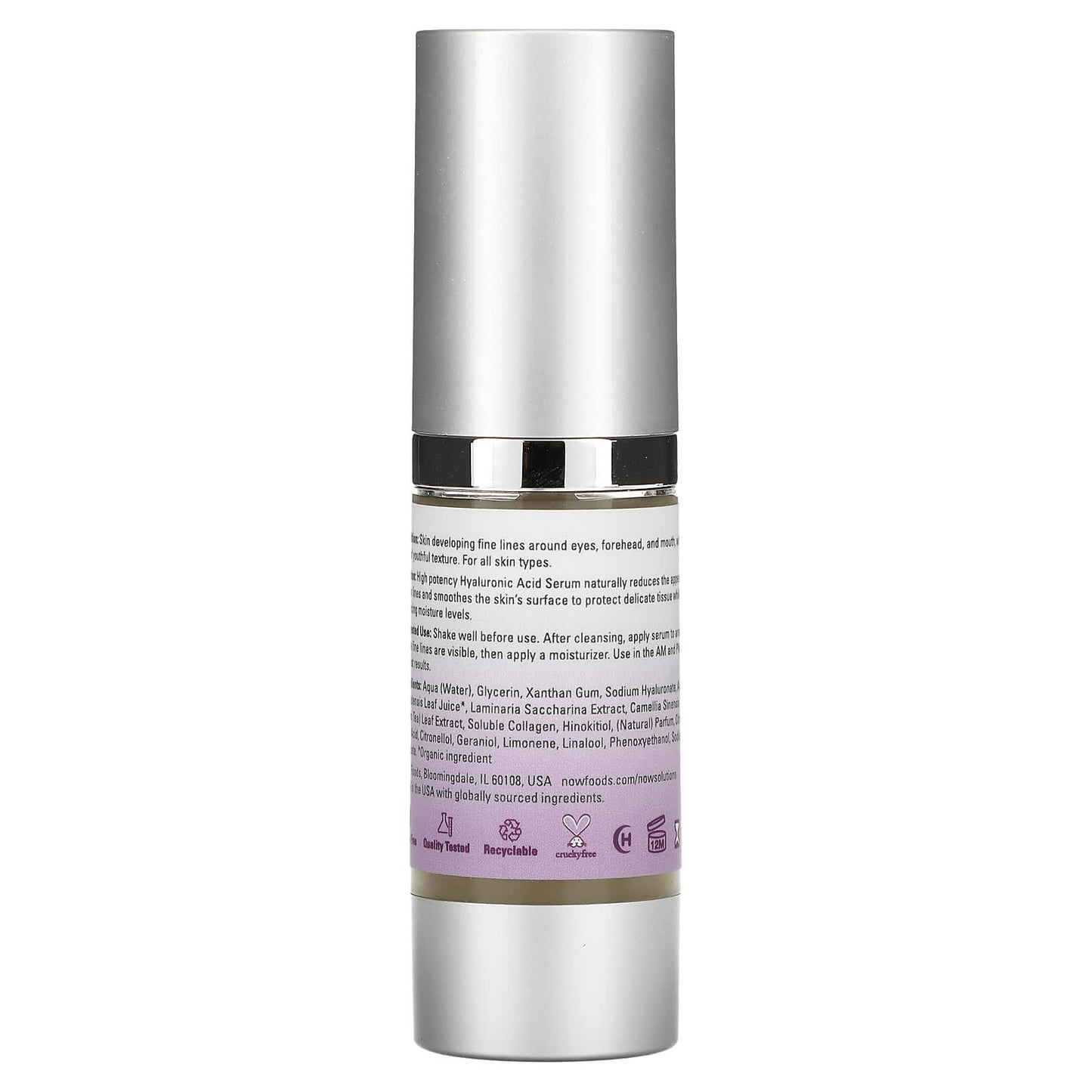 Now Foods, Ha Firming Serum, 1 OZ OZ UPC 733739077882 | HiLife Vitamins