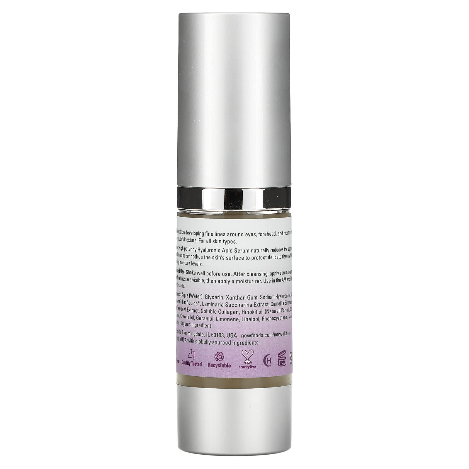 Now Foods, Ha Firming Serum, 1 OZ OZ UPC 733739077882 | HiLife Vitamins