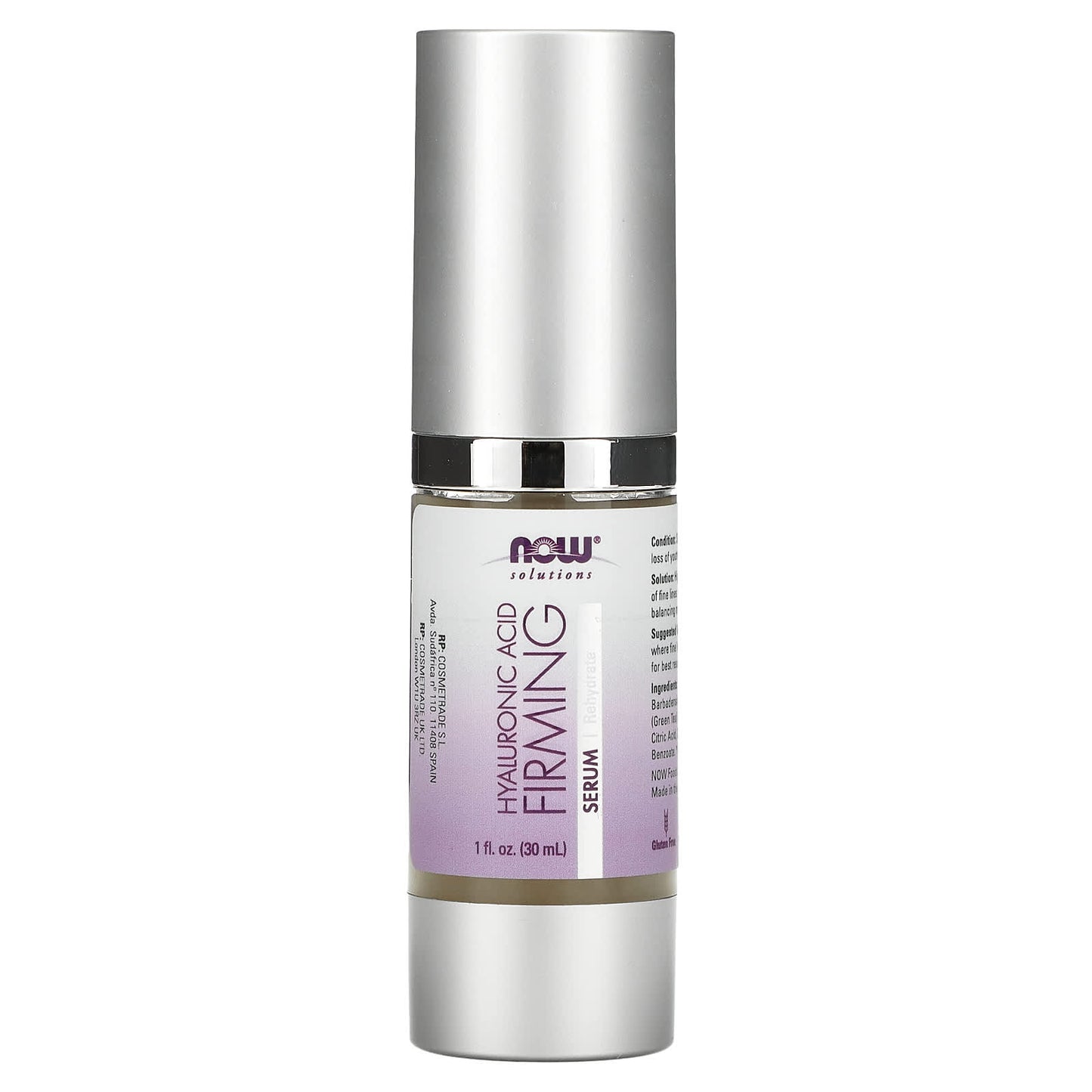 Now Foods, Ha Firming Serum, 1 OZ OZ UPC 733739077882 | HiLife Vitamins