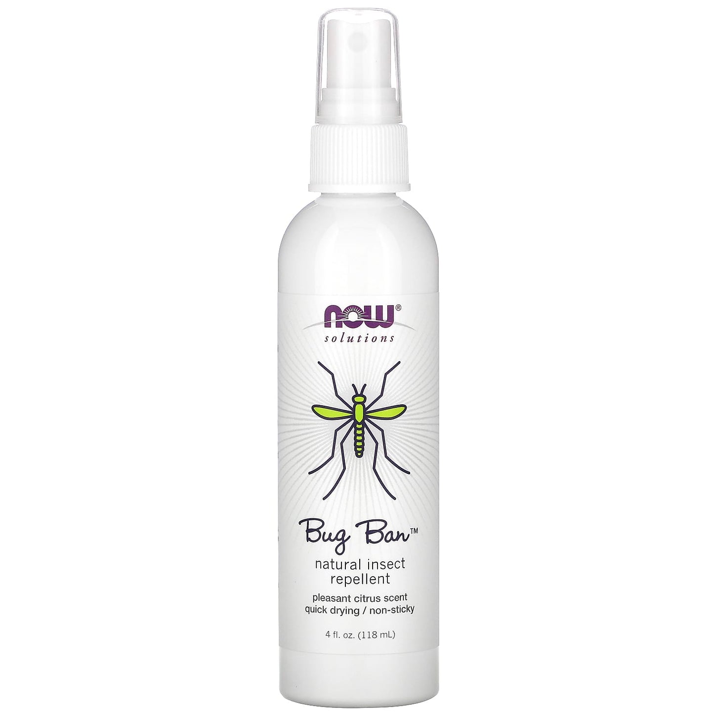 Now Foods, Bug Ban(Tm) Spray 4, 4 OZ OZ UPC 733739078056 | HiLife Vitamins
