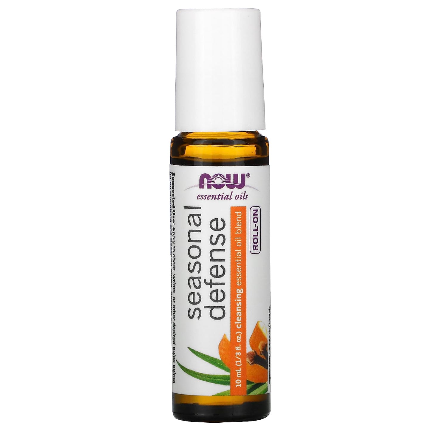 Now Foods, SEASONAL DEFENSE EO BLEND ROLL-ON, 10 ML UPC 733739079022 | HiLife Vitamins
