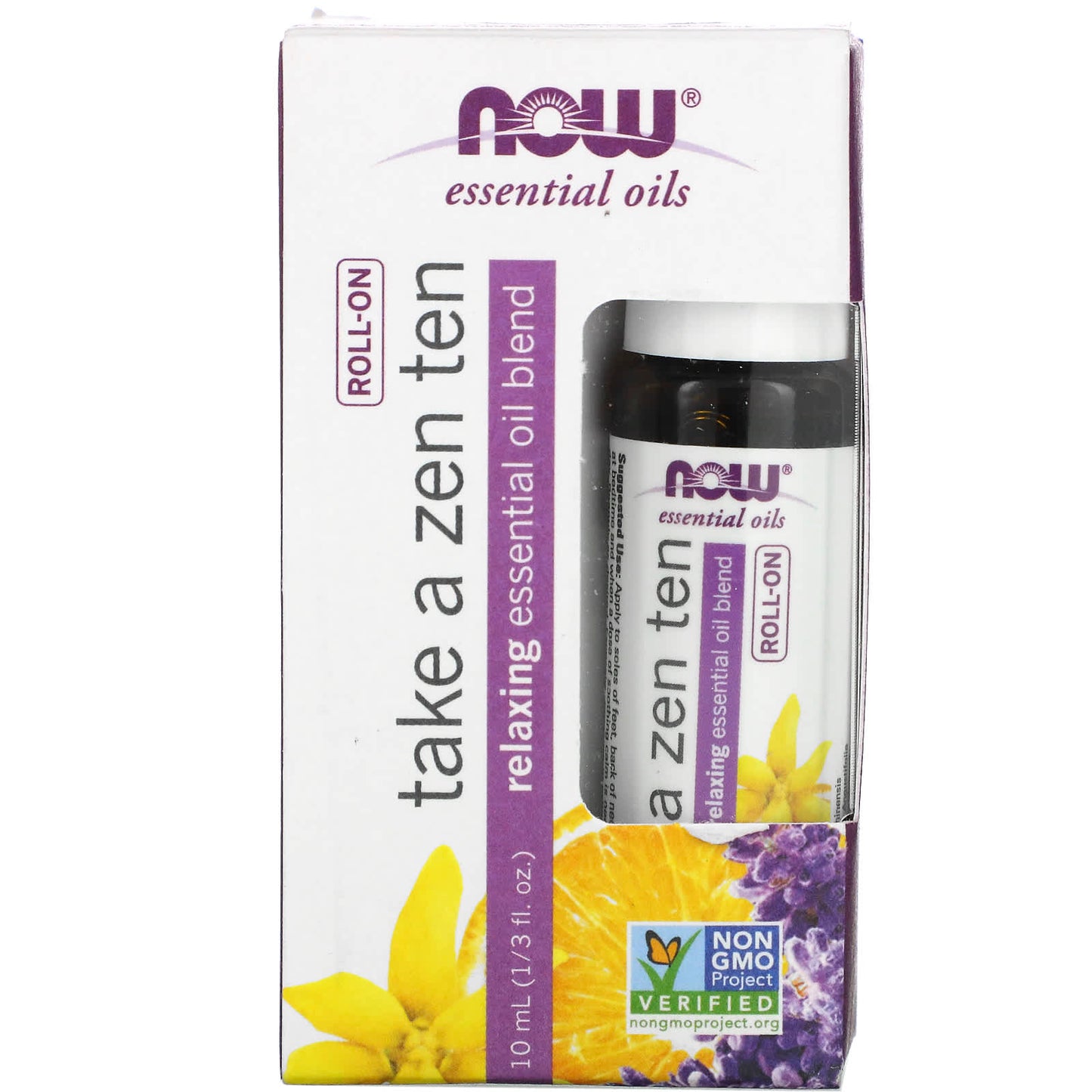Now Foods, TAKE A ZEN TEN EO BLEND ROLL-ON, 10 ML UPC 733739079091 | HiLife Vitamins