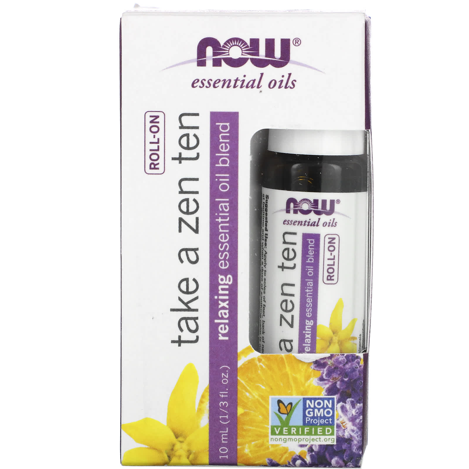Now Foods, TAKE A ZEN TEN EO BLEND ROLL-ON, 10 ML UPC 733739079091 | HiLife Vitamins