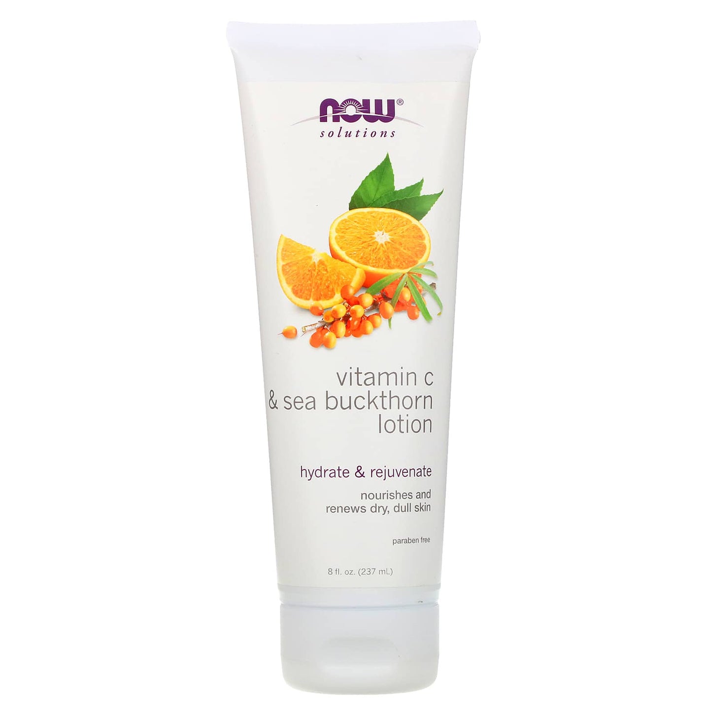Now Foods, Vitamin C & Sea Buckthorn Body Lotion, 8 OZ OZ UPC 733739080028 | HiLife Vitamins