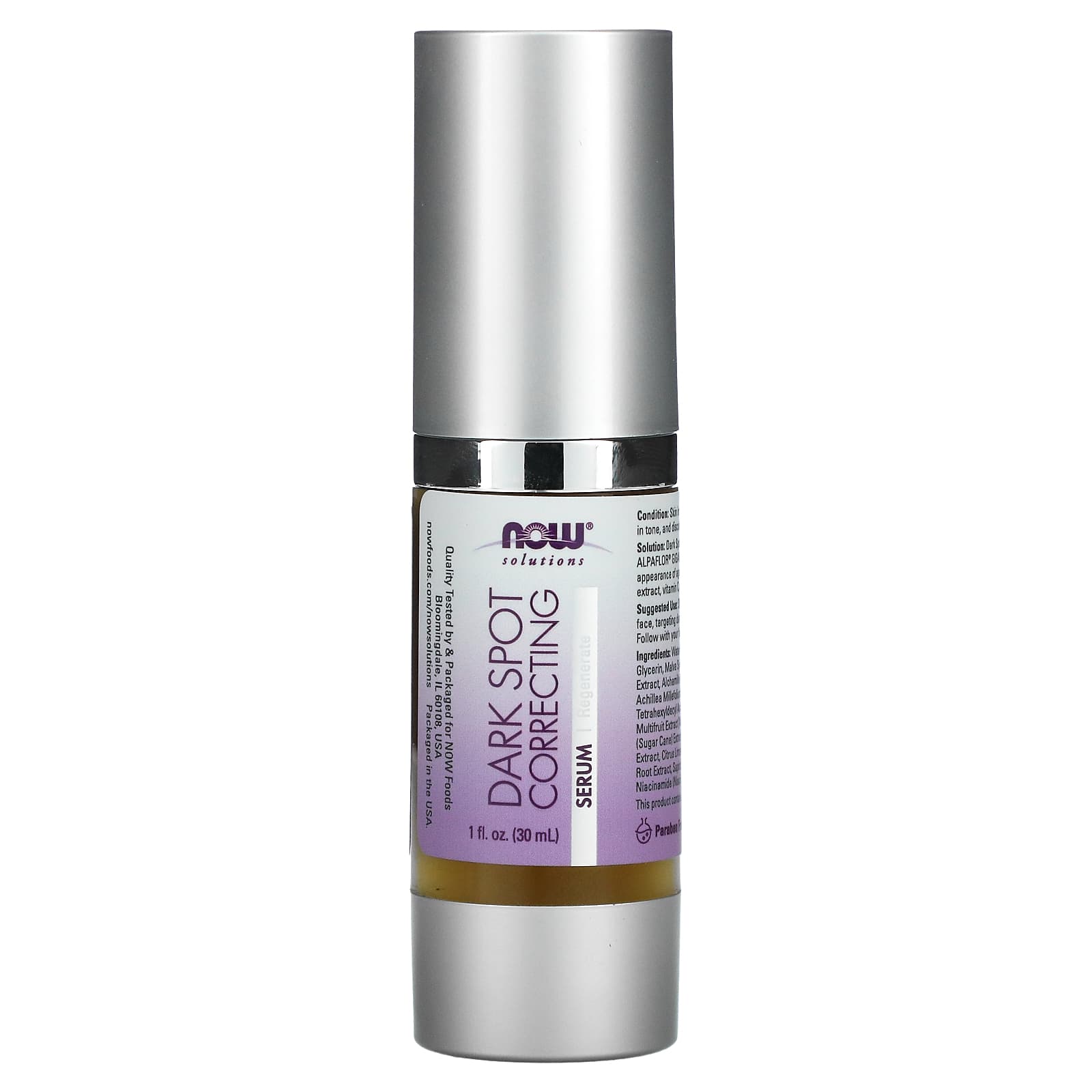Now Foods, Dark Spot Serum, 1 OZ OZ UPC 733739080226 | HiLife Vitamins