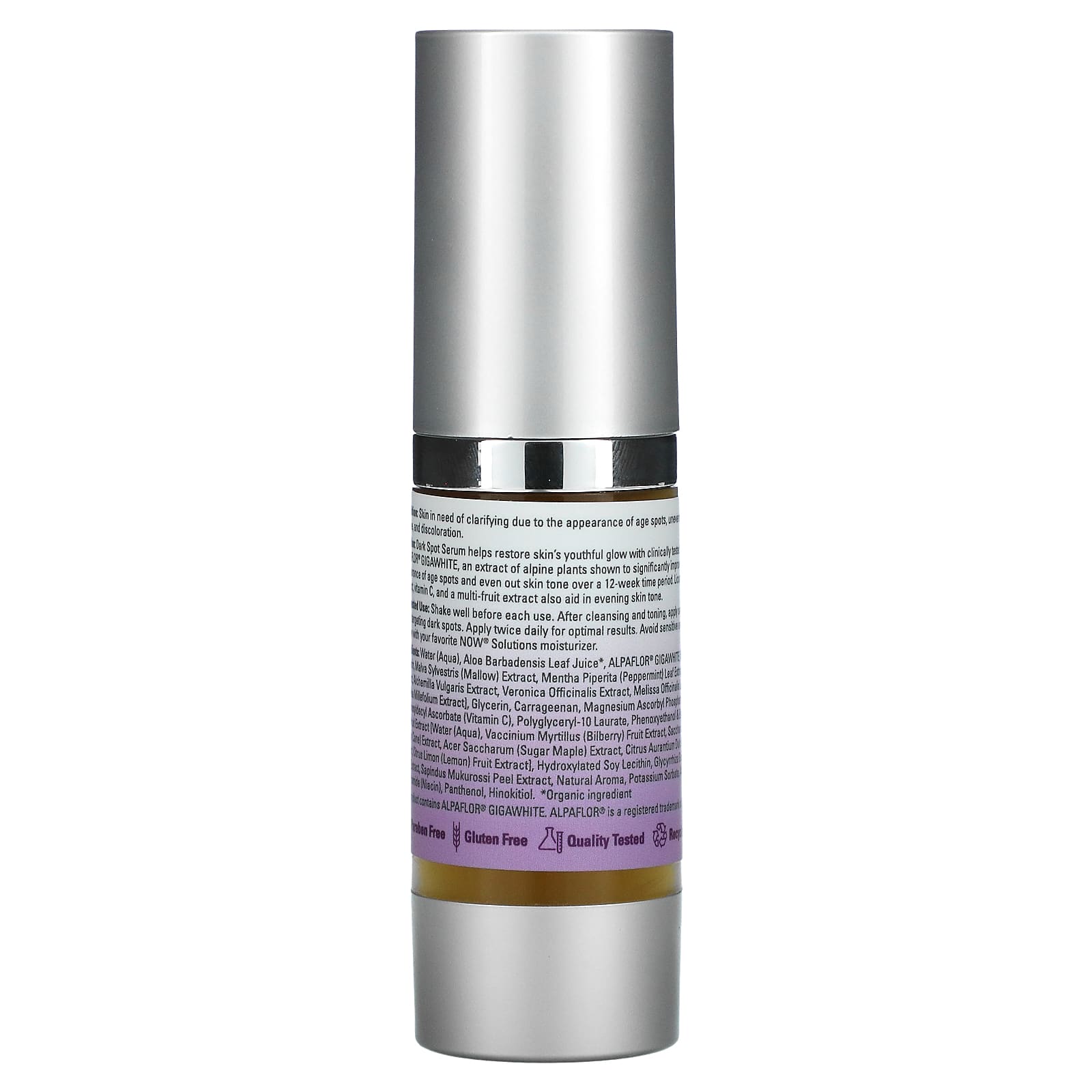Now Foods, Dark Spot Serum, 1 OZ OZ UPC 733739080226 | HiLife Vitamins