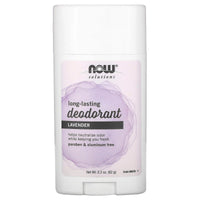 Now Foods, Deodorant Stick Long Lasting, 2.2 OZ OZ UPC 733739080677 | HiLife Vitamins
