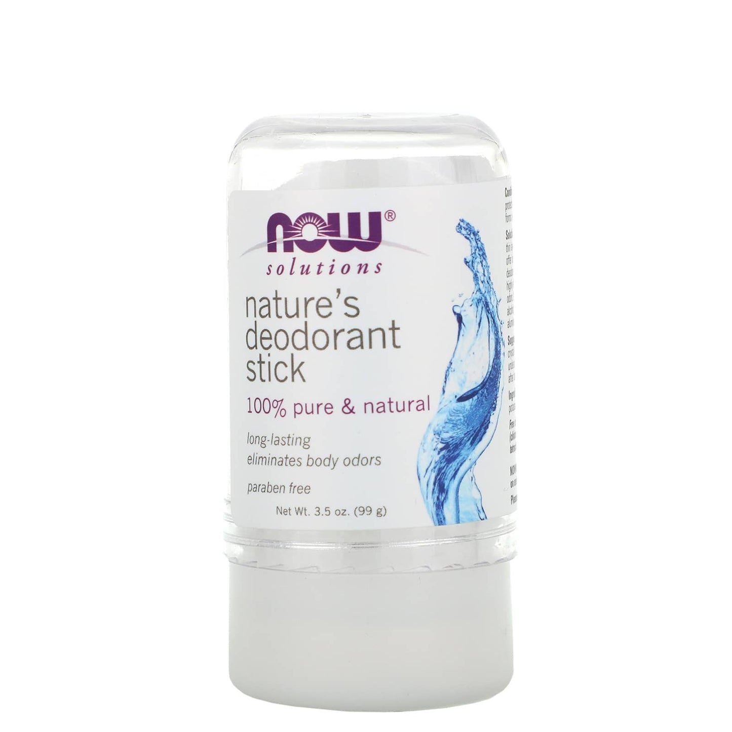 Now Foods, Deodorant Stick Stone, 3.5 OZ OZ UPC 733739080776 | HiLife Vitamins