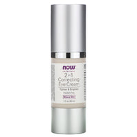 Now Foods, 2 In 1 Correcting Eye Cream, 1 OZ OZ UPC 733739080813 | HiLife Vitamins