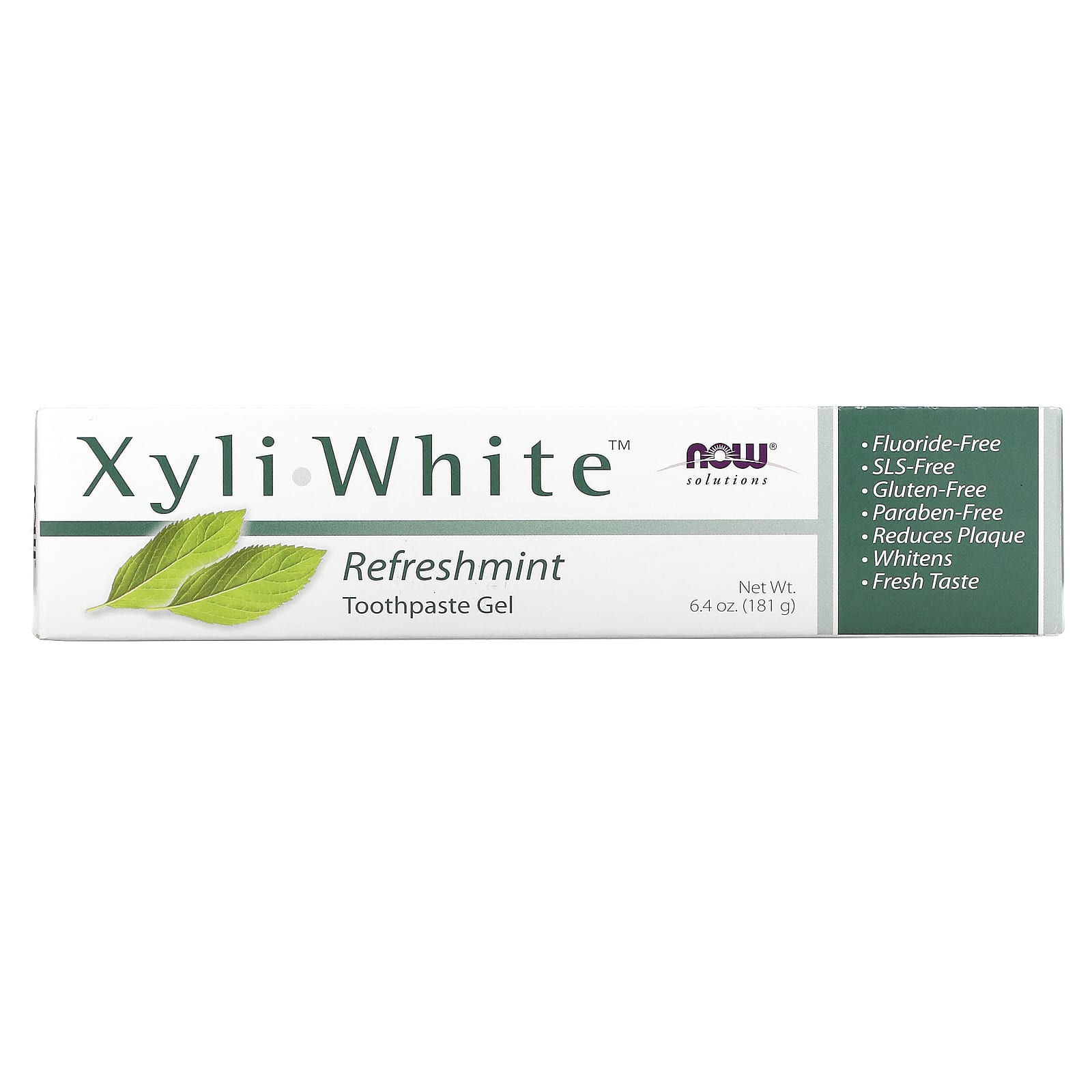 Now Foods, Xyliwhite Toothpaste Gel, 6.4 OZ OZ UPC 733739080905 | HiLife Vitamins