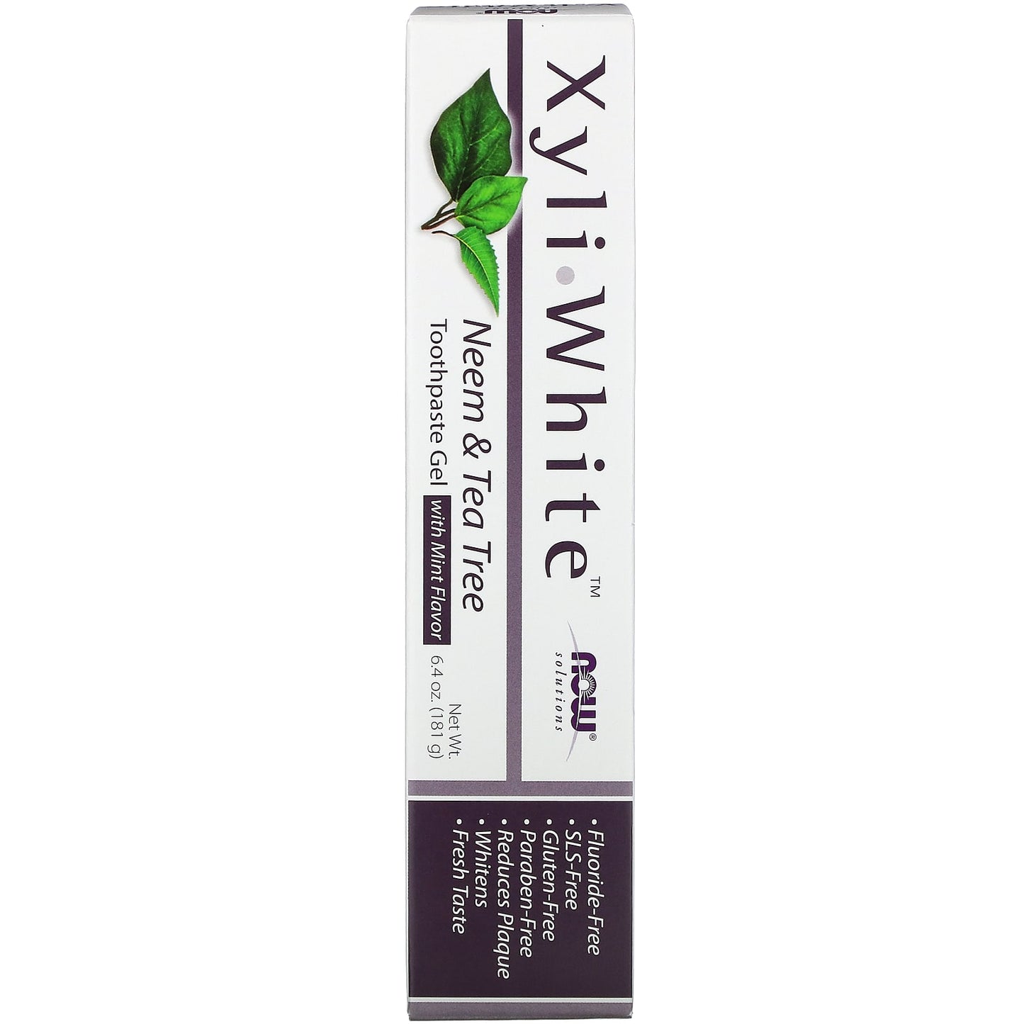 Now Foods, Xyliwhite Neem & Tea Tree Toothpaste, 6.4 Oz UPC 733739081018 | HiLife Vitamins