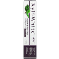 Now Foods, Xyliwhite Neem & Tea Tree Toothpaste, 6.4 Oz UPC 733739081018 | HiLife Vitamins