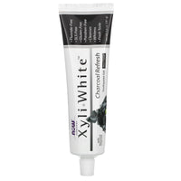 Now Foods, Xyliwhite Charcoal Refresh Toothpaste Gel, 6.4 Oz UPC 733739081056 | HiLife Vitamins