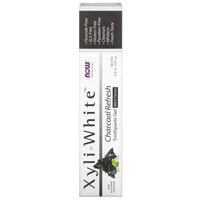Now Foods, Xyliwhite Charcoal Refresh Toothpaste Gel, 6.4 Oz UPC 733739081056 | HiLife Vitamins