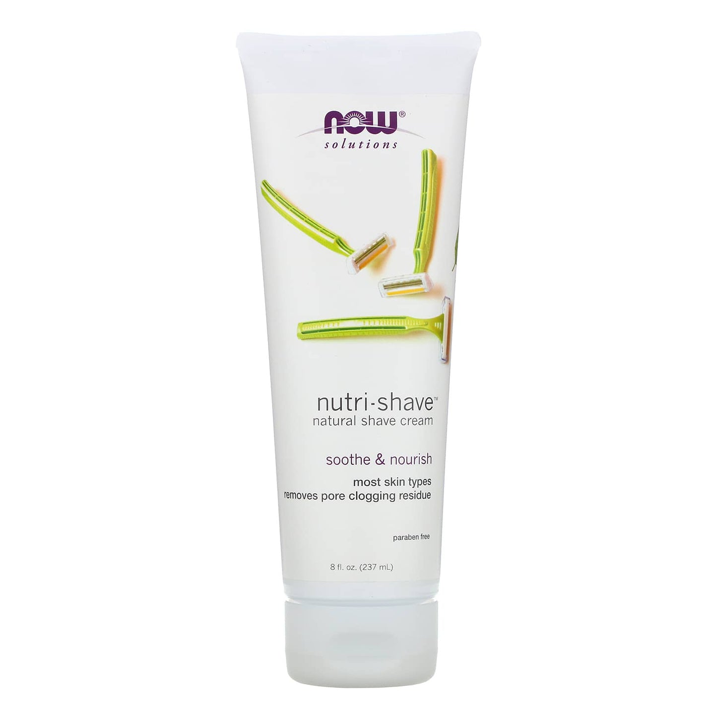 Now Foods, Nutri-Shave, 8 OZ OZ UPC 733739082046 | HiLife Vitamins