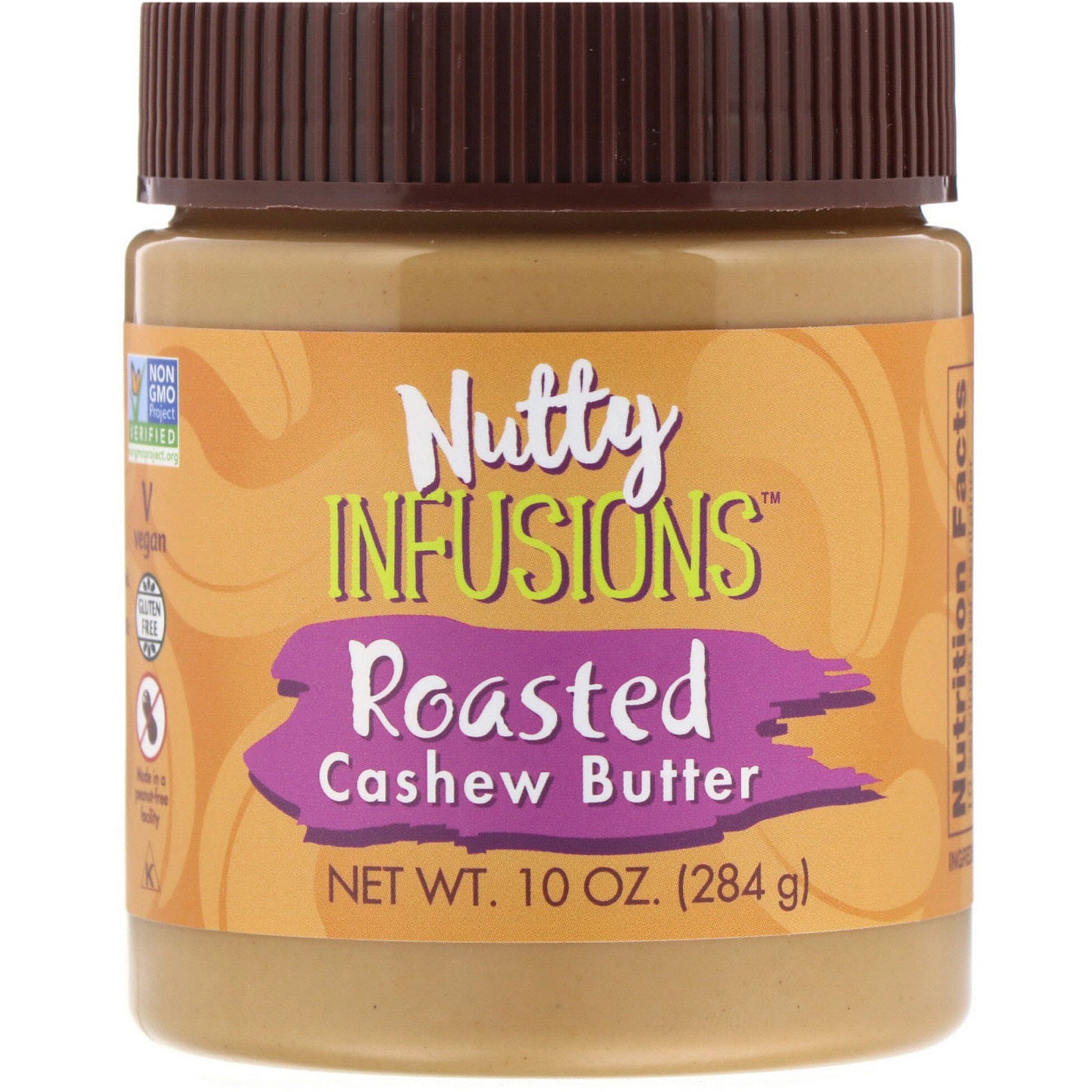 Now Foods, Roasted Cashew Butter, 10 Oz - 854273005404 | Hilife Vitamins