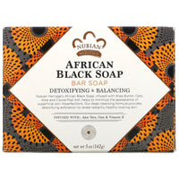 Nubian Soaps, Bar Soap African Black, 5 Oz UPC 764302106005 | Hilife Vitamins