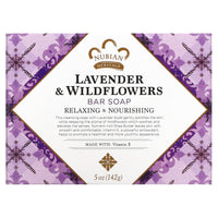 Nubian Soaps, Bar Soap Lavender & Wildflowers, 5 Oz UPC 764302112006 | HiLife Vitamins